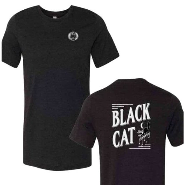 Ludwig Black Cat T-Shirt Small Black