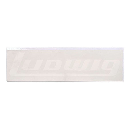 Ludwig P0414W Bass Drum Decal White 13"