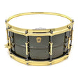 Ludwig LB417KBT Black Beauty Snare Drum 14x6.5 Hammered w/Brass Trim