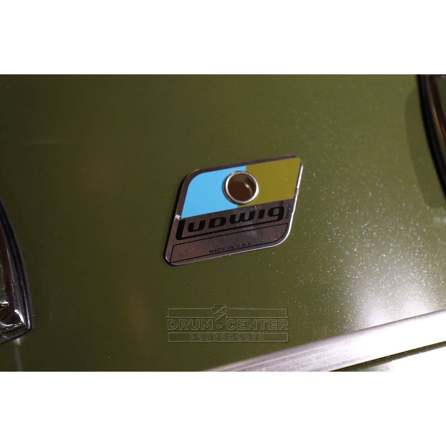 Ludwig Classic Maple 3pc Downbeat Drum Set Heritage Green