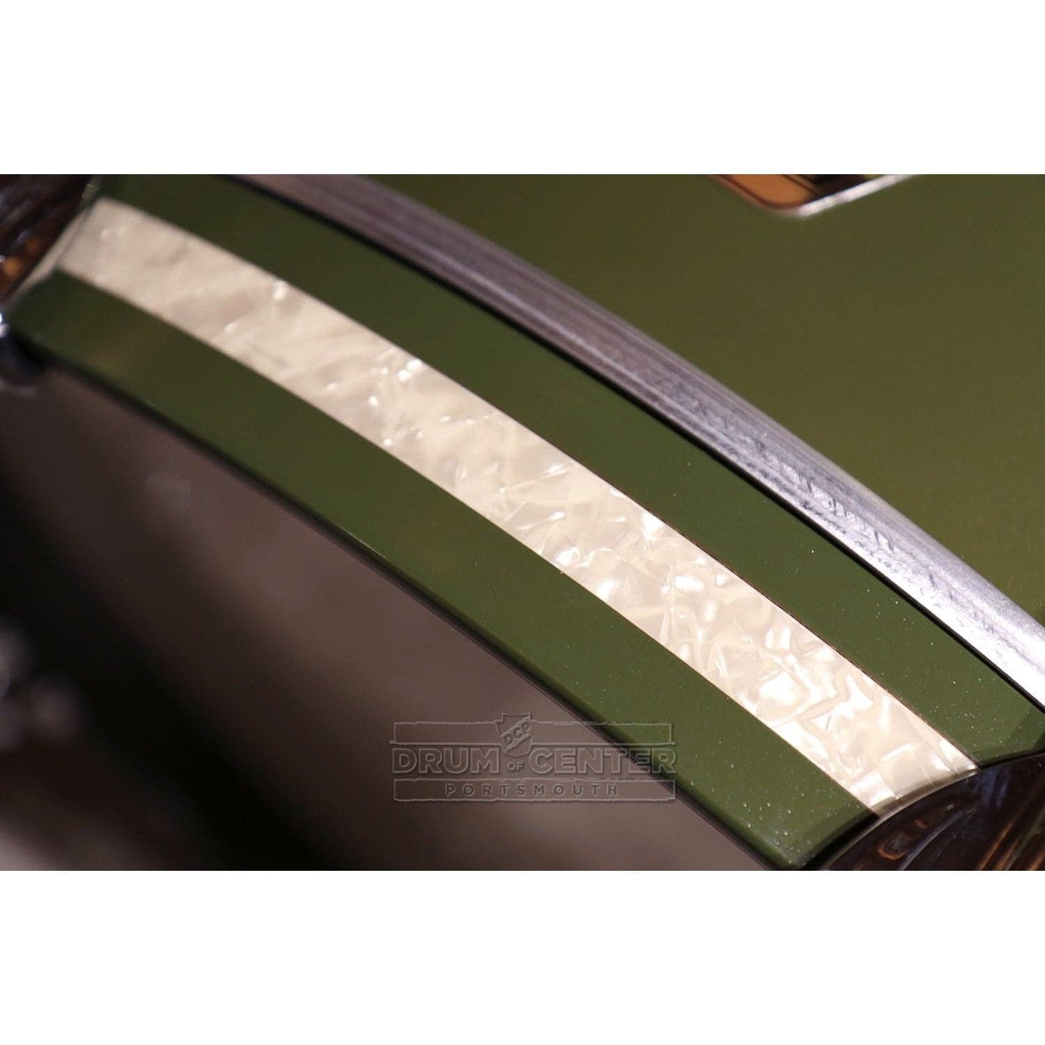 Ludwig Classic Maple 3pc Downbeat Drum Set Heritage Green