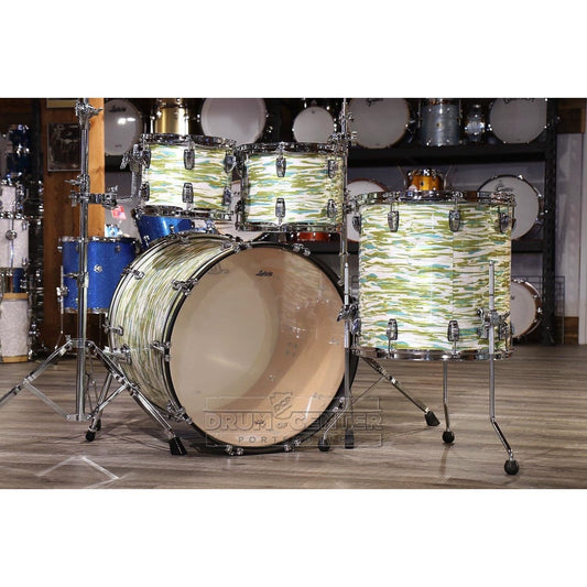 Ludwig Classic Maple Mod Drum Set Blue/Olive Oyster Pearl
