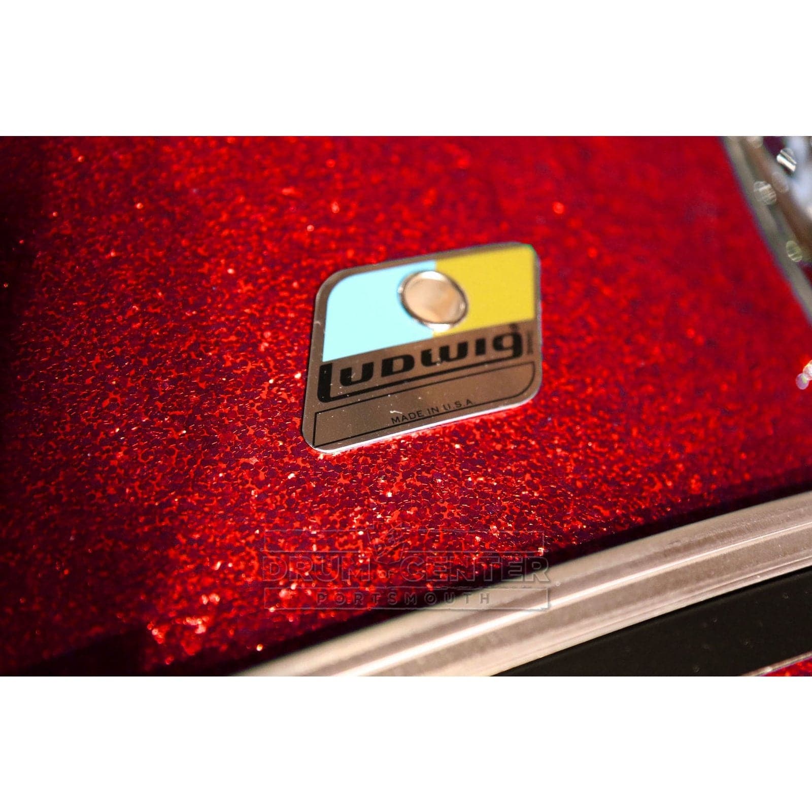 Ludwig Classic Maple 4pc Bonham Drum Set Red Sparkle