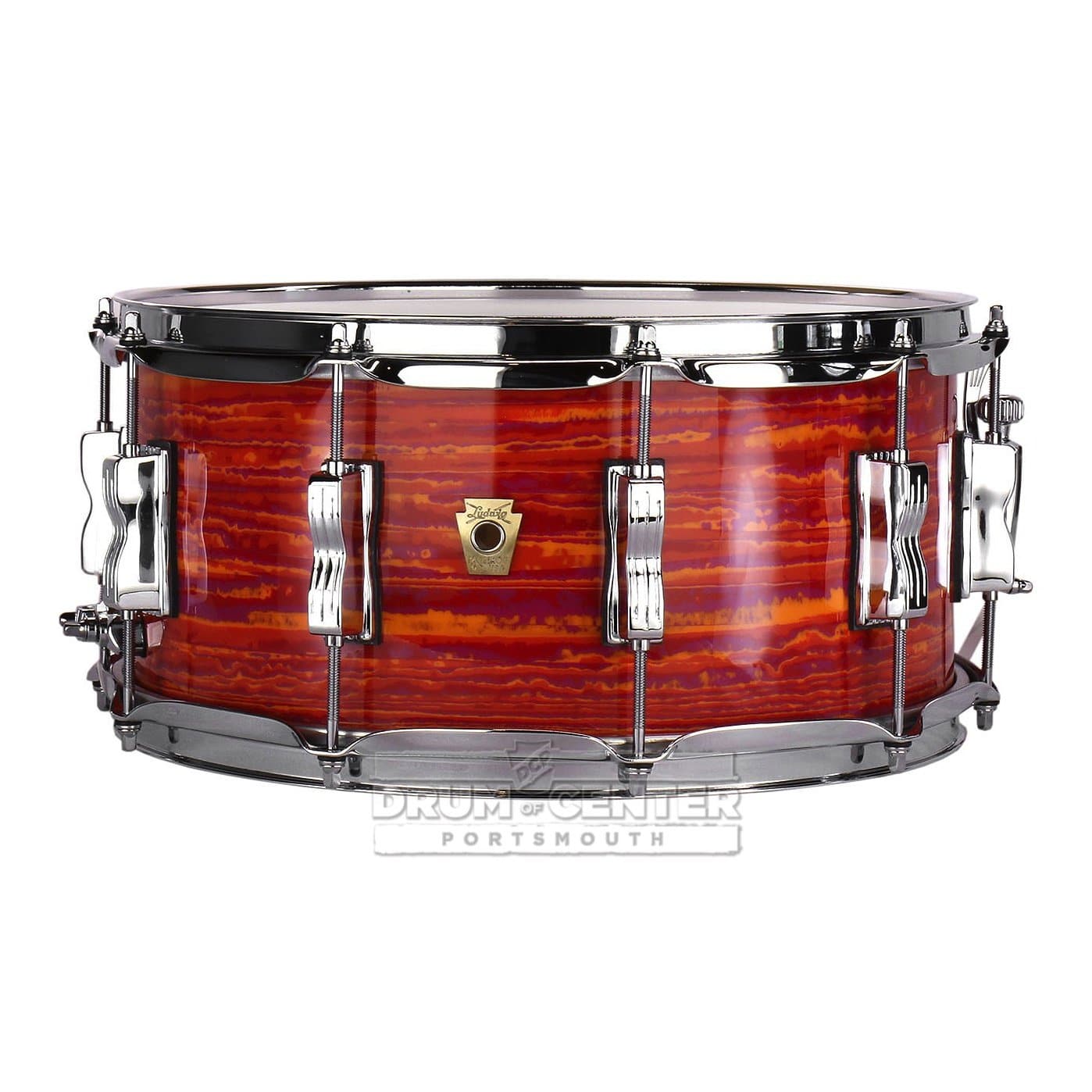 Ludwig Classic Maple Snare Drum - 14x6.5 - Mod Orange