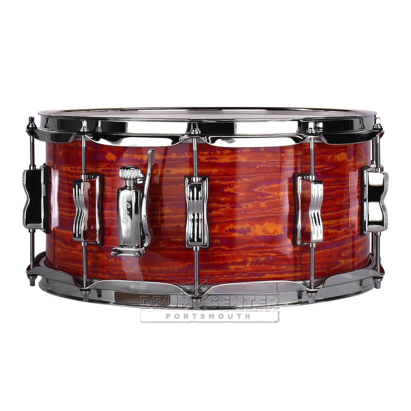 Ludwig Classic Maple Snare Drum - 14x6.5 - Mod Orange