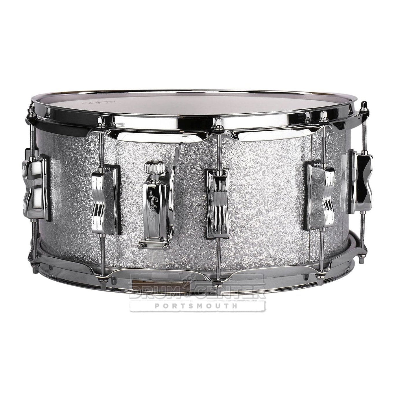 Ludwig Classic Maple Snare Drum 14x6.5 Silver Sparkle