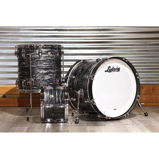 Ludwig Classic Maple 3pc 20/12/16 Drum Set Vintage Black Oyster
