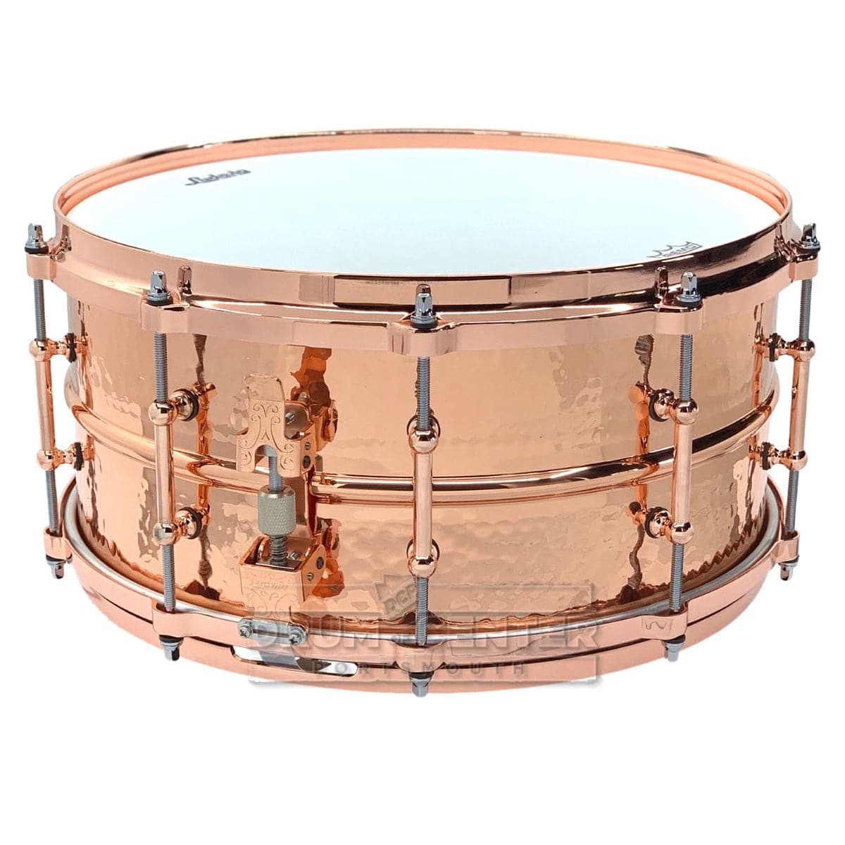 Ludwig LC662KTC Copper Phonic Snare Drum 14x6.5 Hammered w/Copper Hardware