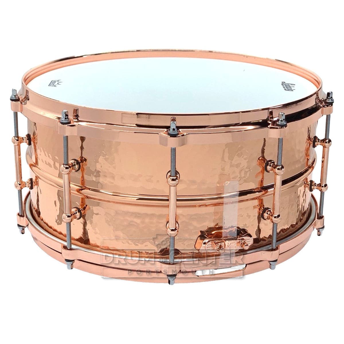 Ludwig LC662KTC Copper Phonic Snare Drum 14x6.5 Hammered w/Copper Hardware