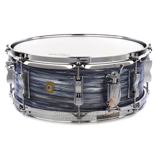 Ludwig Legacy Mahogany Jazz Fest Snare Drum 14x5.5 Vintage Blue Oyster