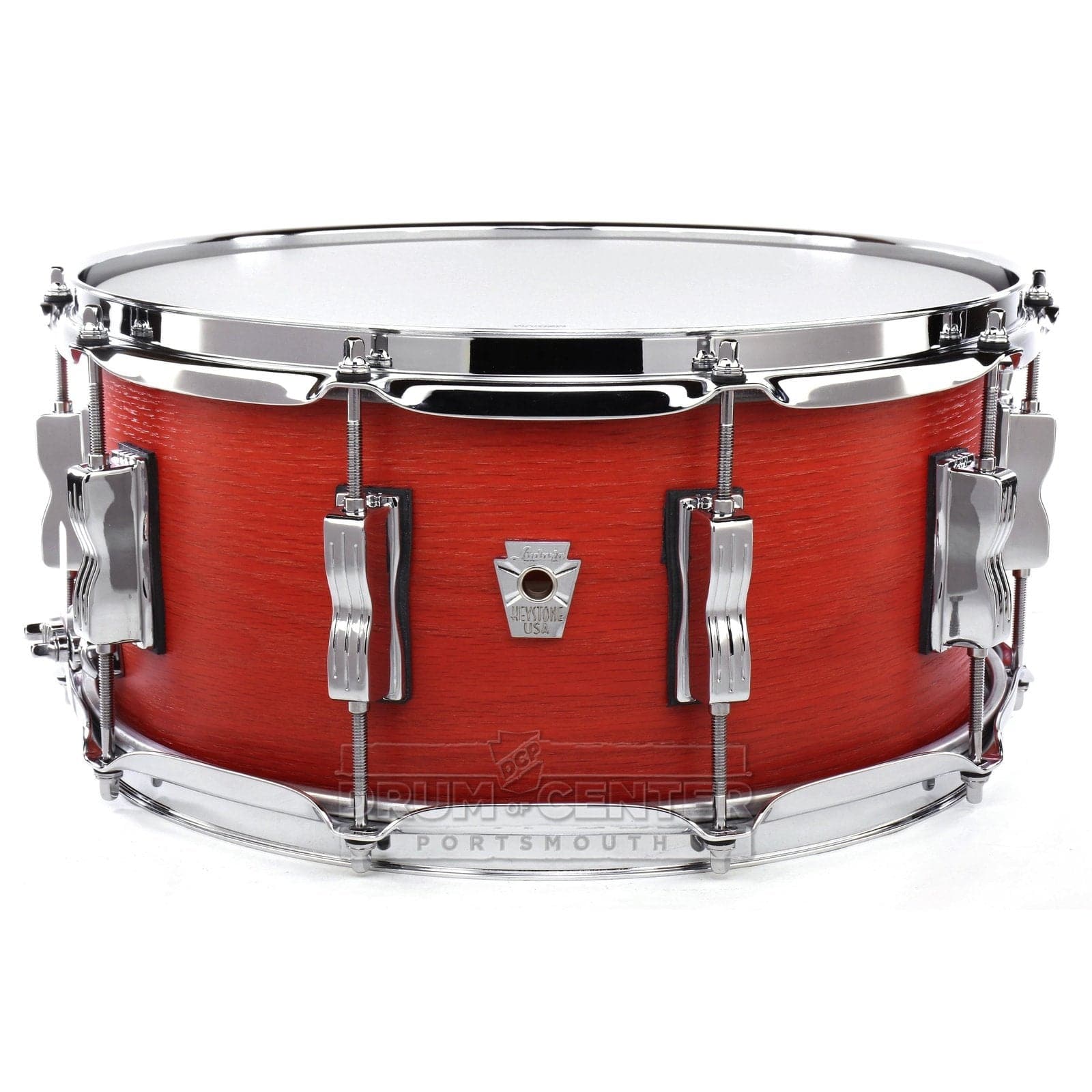 Ludwig Keystone X Snare Drum 14x6.5 Sienna Fire