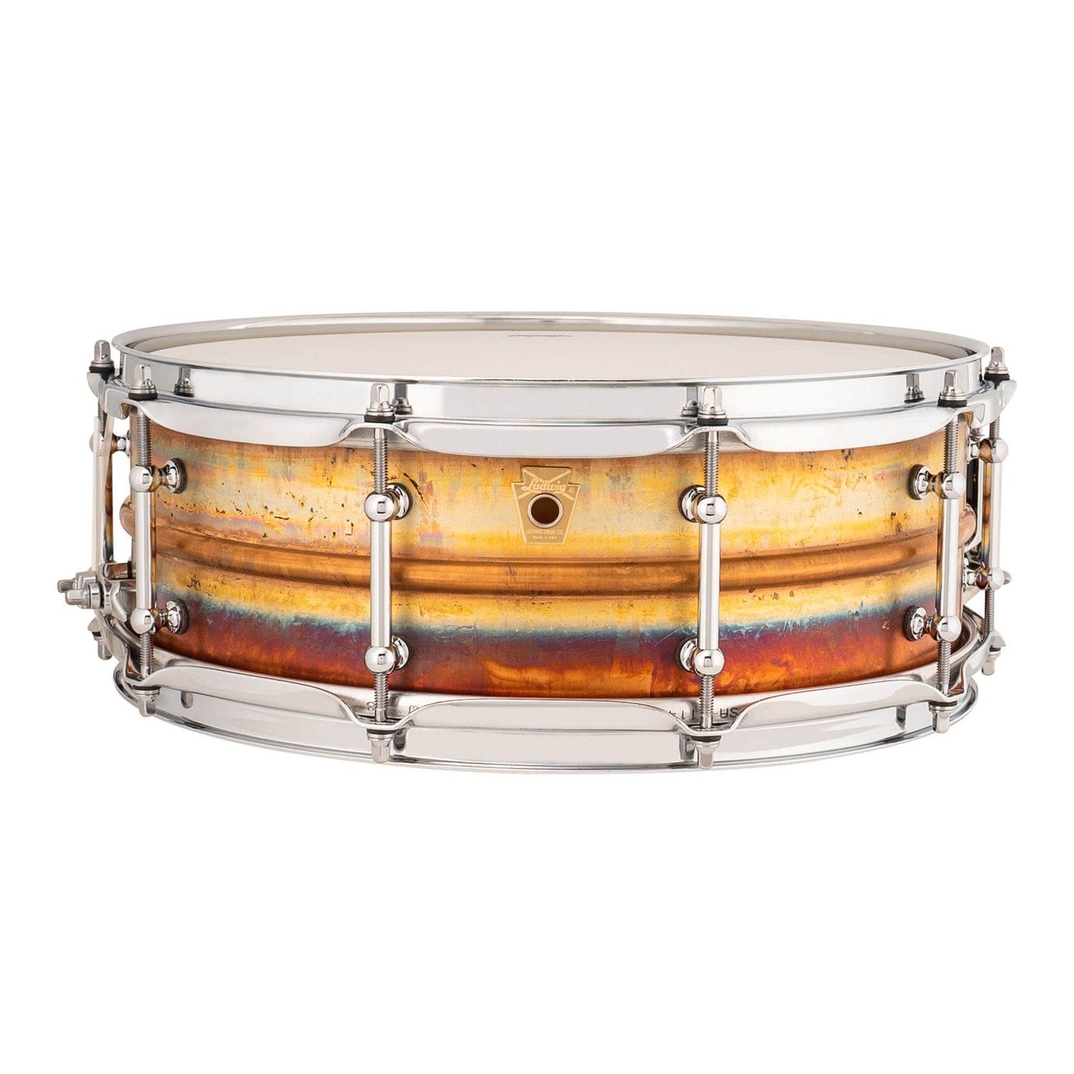 Ludwig LB550RT Supraphonic Raw Bronze Snare Drum 14x5 w/Tube Lugs