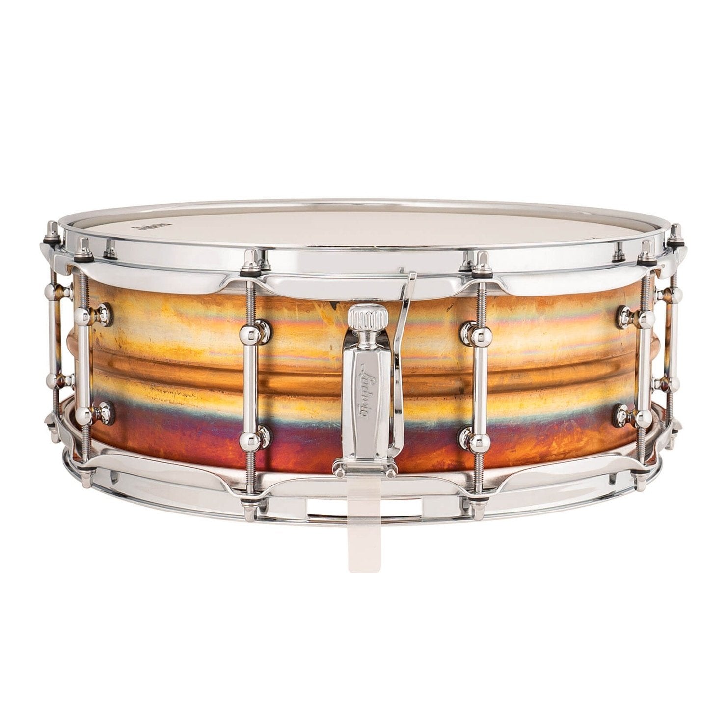 Ludwig Supraphonic Raw Bronze Snare Drum 14x5 w/Tube Lugs | Drum