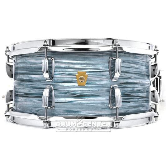 Ludwig Legacy Mahogany Snare Drum 14x6.5 Vintage Blue Oyster