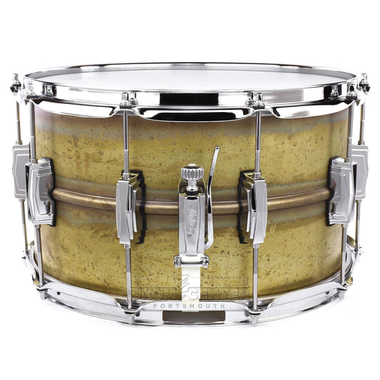 Ludwig LB484R Raw Brass Phonic Snare Drum 14x8