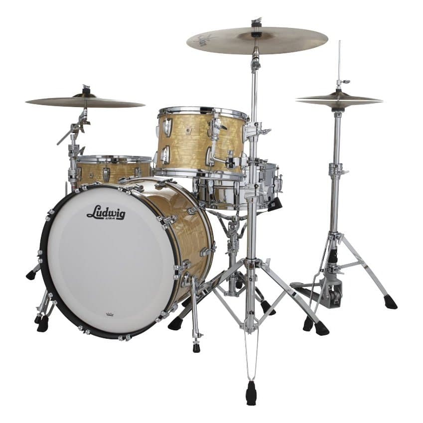 Ludwig Classic Maple Fab Drum Set Aged Onyx