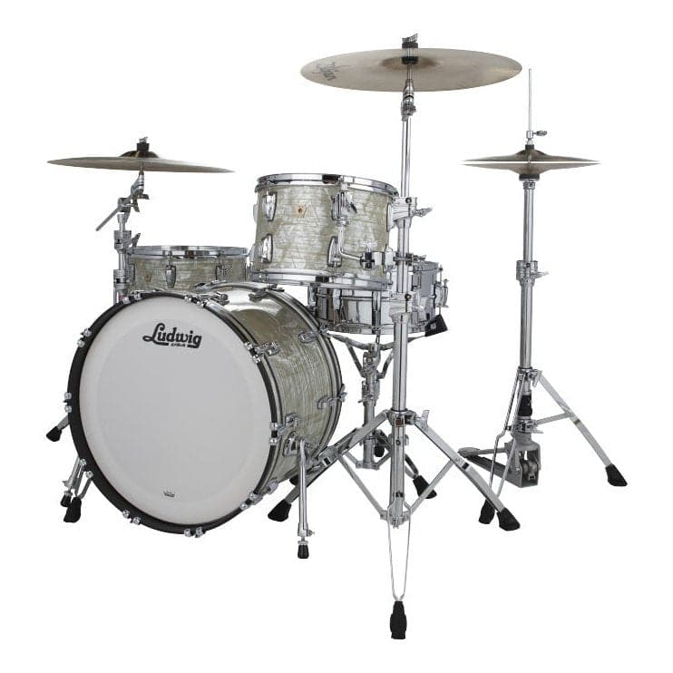 Ludwig Classic Maple 3pc Fab Outfit- Classic Olive Pearl