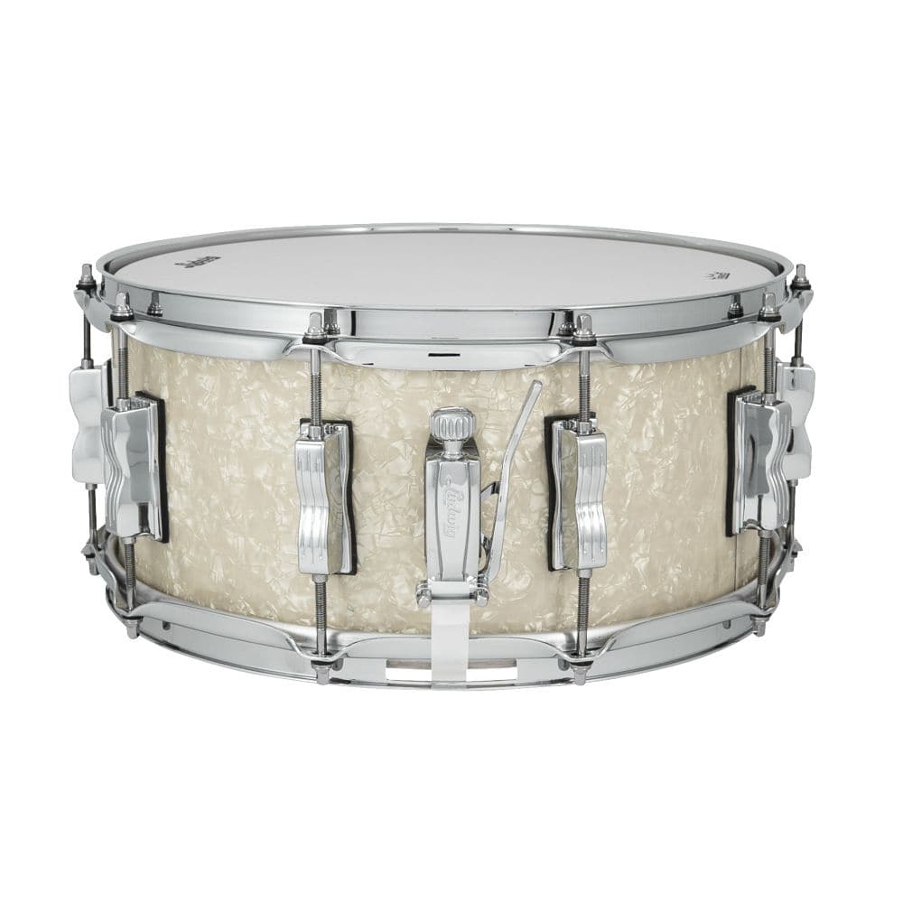 Ludwig Classic Oak 14x6.5 Snare Drum - Vintage White Marine Pearl