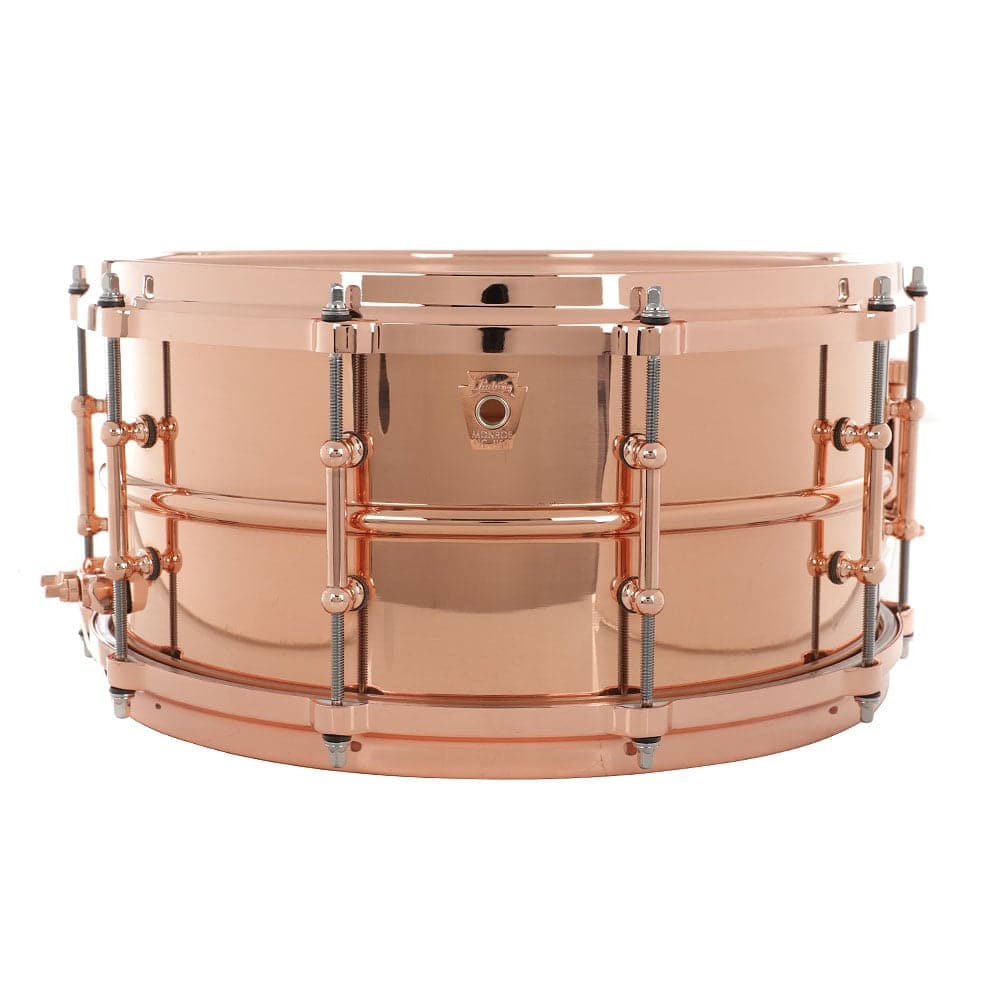 Ludwig Rocker Copper Ludwig LC662TC Copper Phonic Snare Drum 14x6.5 w/Copper Hardware