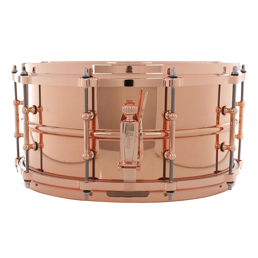Ludwig Rocker Copper Ludwig LC662TC Copper Phonic Snare Drum 14x6.5 w/Copper Hardware