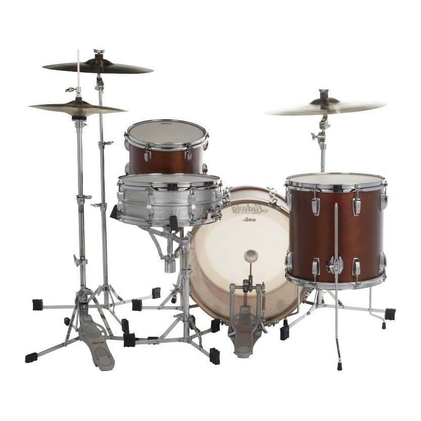 Ludwig Legacy Mahogany 3pc Downbeat Drum Set Vintage Mahogany