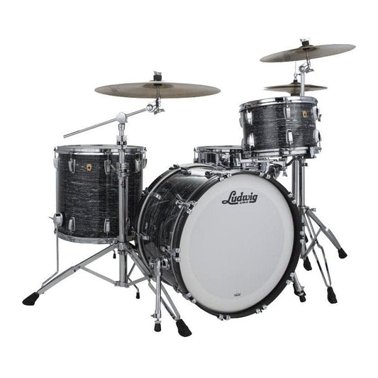 Ludwig Legacy Mahogany Fab Drum Set - Vintage Black Oyster