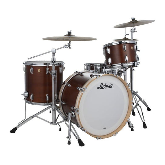 Ludwig Legacy Mahogany 3pc Fab Drum Set Vintage Mahogany
