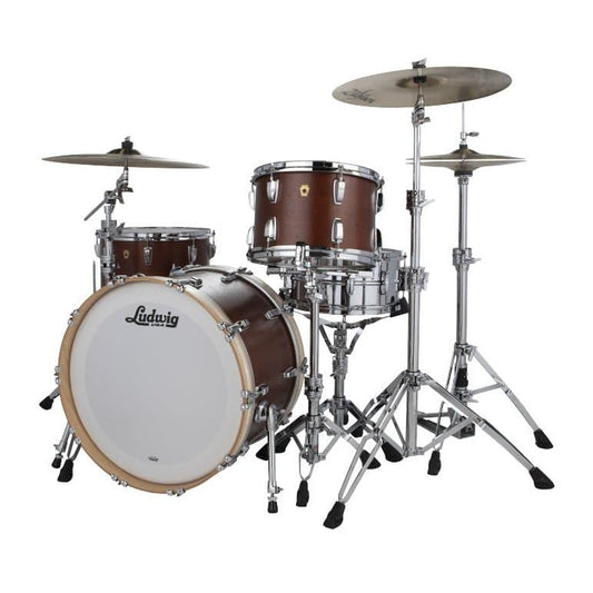 Ludwig Legacy Mahogany 3pc Fab Drum Set Vintage Mahogany