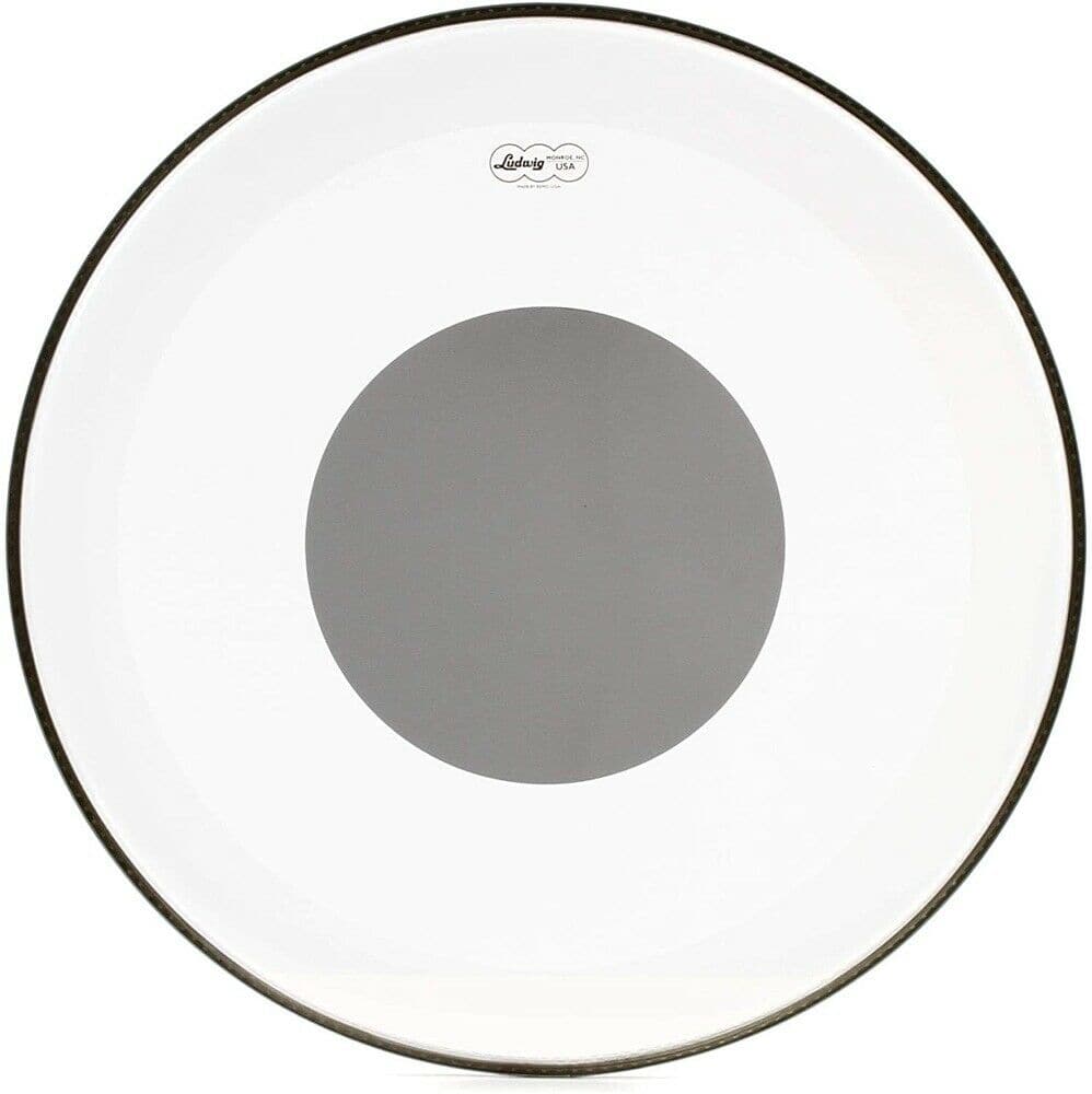 Ludwig Silver Dot Powerstroke 3 Bass Drum Head by Remo 22" Clear