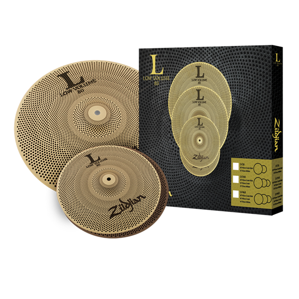 Zildjian L80 Low Volume Cymbal Box Set 13/14/18