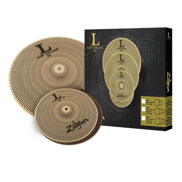 Zildjian L80 Low Volume Cymbal Box Set 13/18