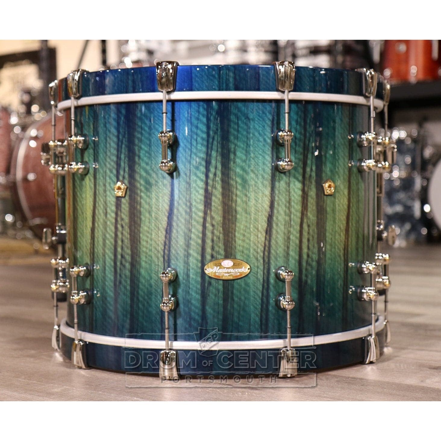 Pearl Masterworks Urban Recipe 5pc Drum Set - Scuba Blue