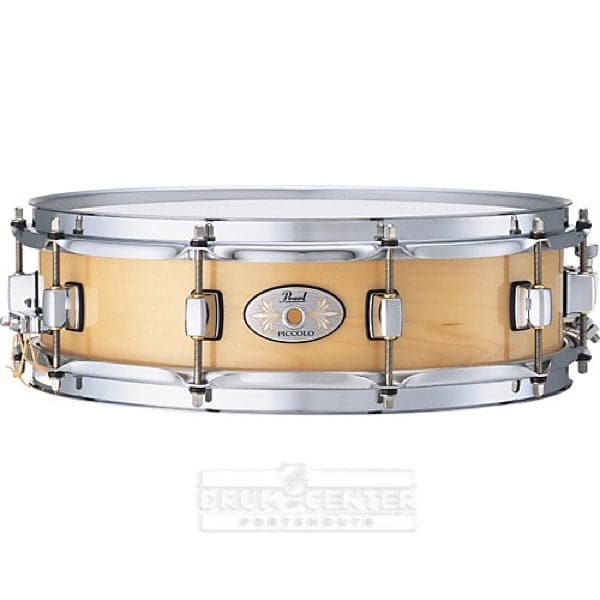 Pearl Snare Drums : 13x3 Piccolo Maple Snare Drum - Natural Maple
