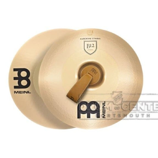Meinl 18 B12 Bronze Marching Cymbals Medium, Pair