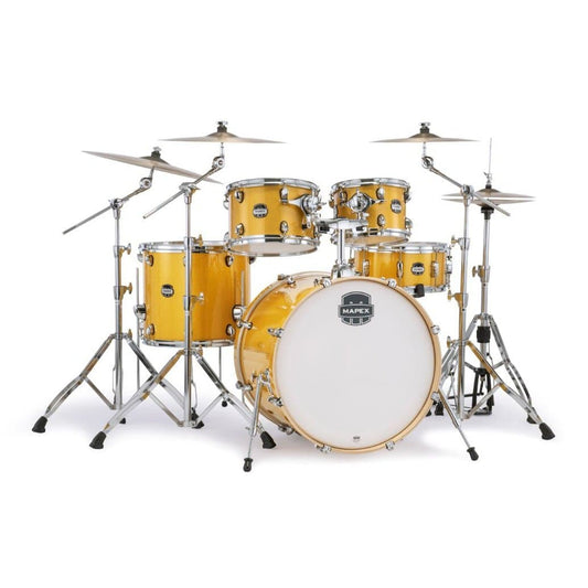 Mapex Mars Birch 5pc Rock Drum Set Sunflower Sparkle