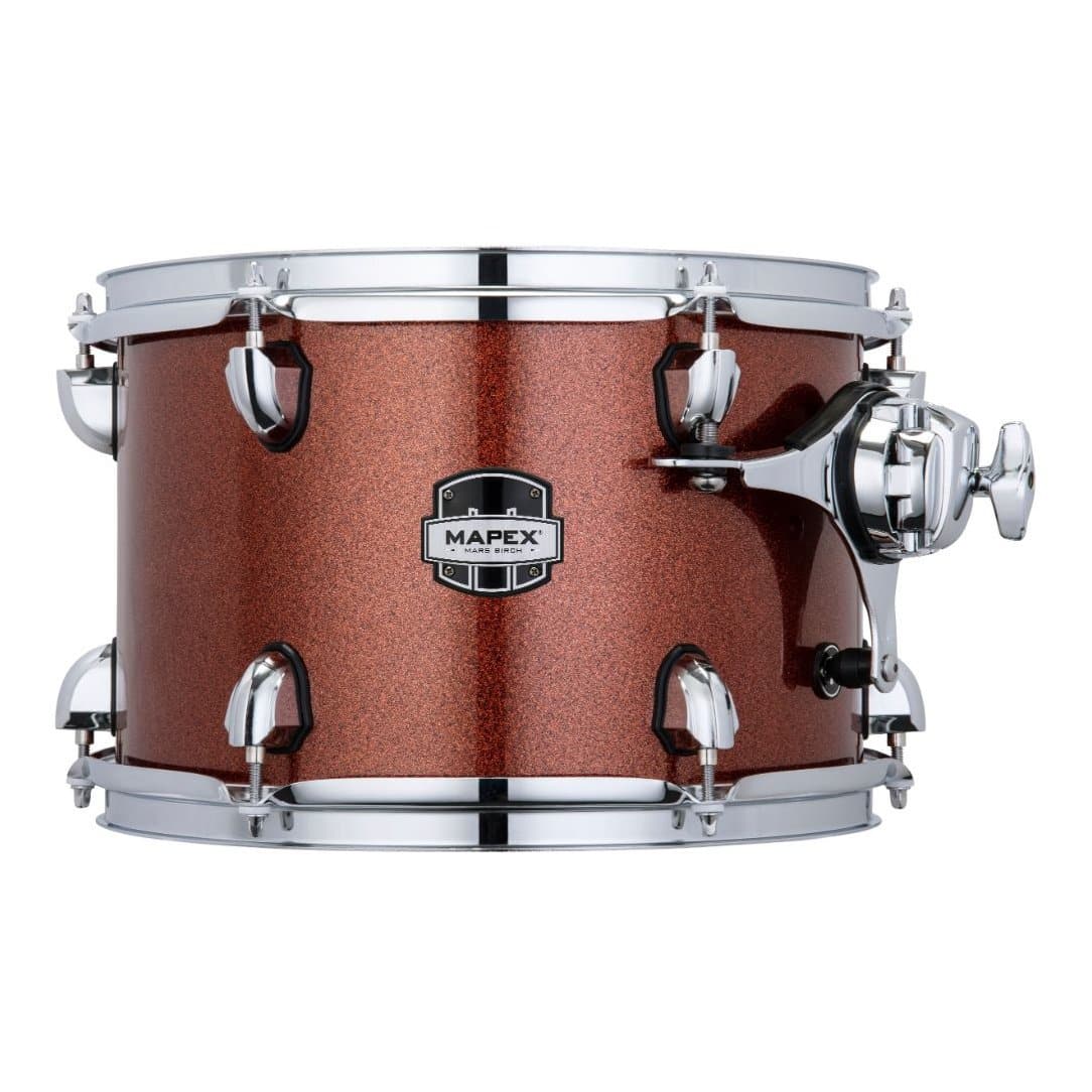 Mapex Mars Birch Tom 8x7 Blood Orange Sparkle w/Soniclear Mount