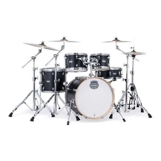 Mapex Mars Maple 5pc Fusion Drum Set Matte Black