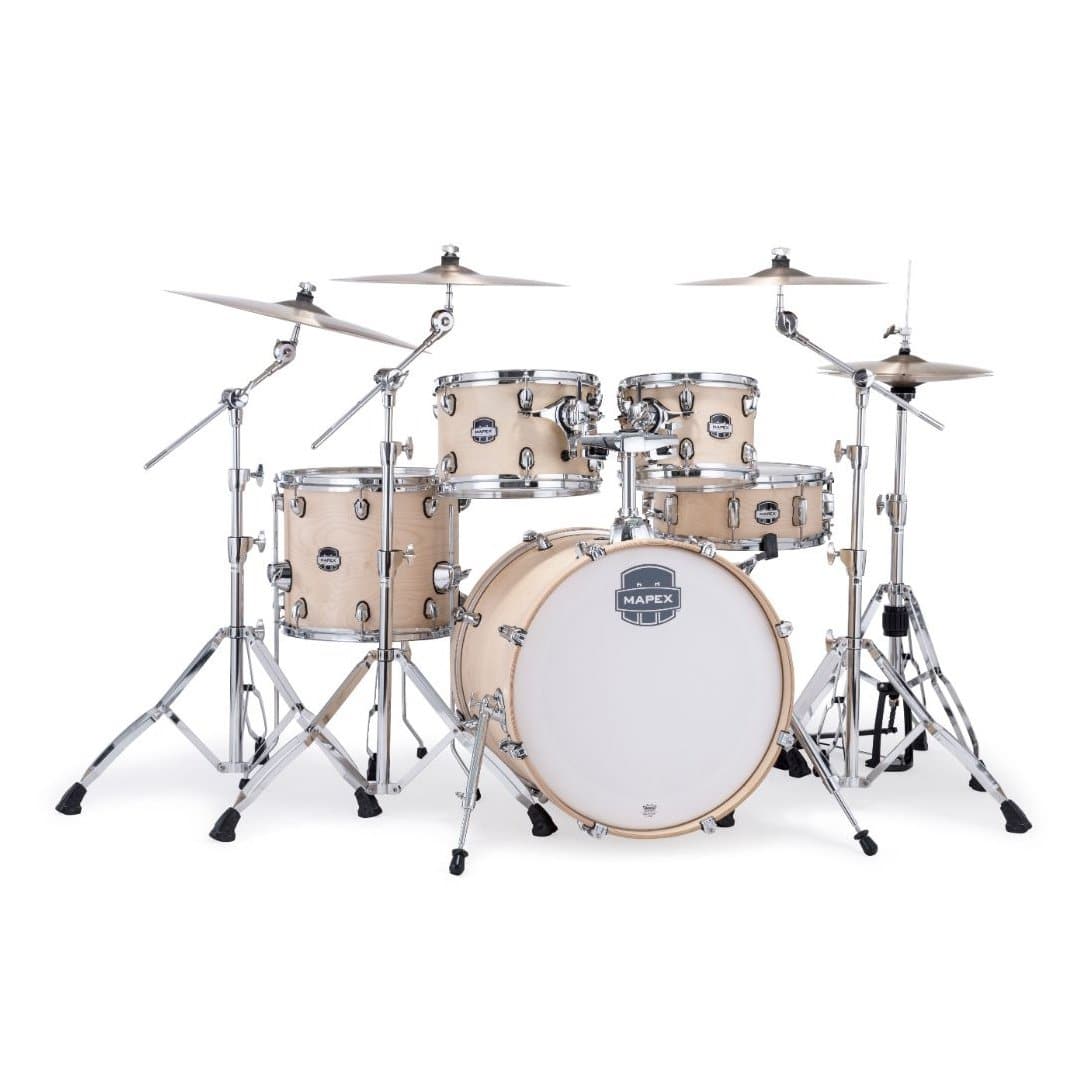 Mapex Mars Maple 5pc Fusion Drum Set Natural Satin
