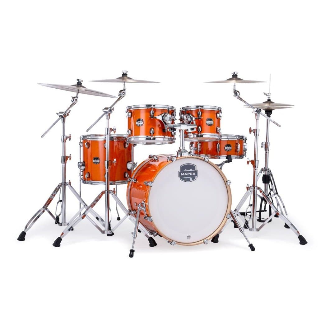 Mapex Mars Maple 5pc Fusion Drum Set Glossy Amber