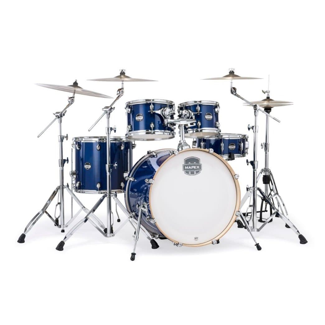 Mapex Mars Maple 5pc Rock Drum Set Midnight Blue