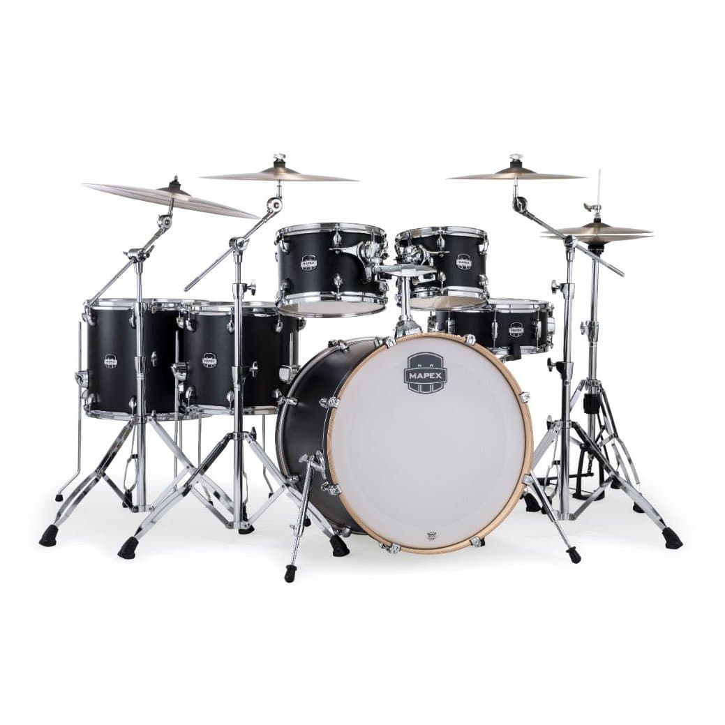 Mapex Mars Maple 6pc Studioease Drum Set Matte Black