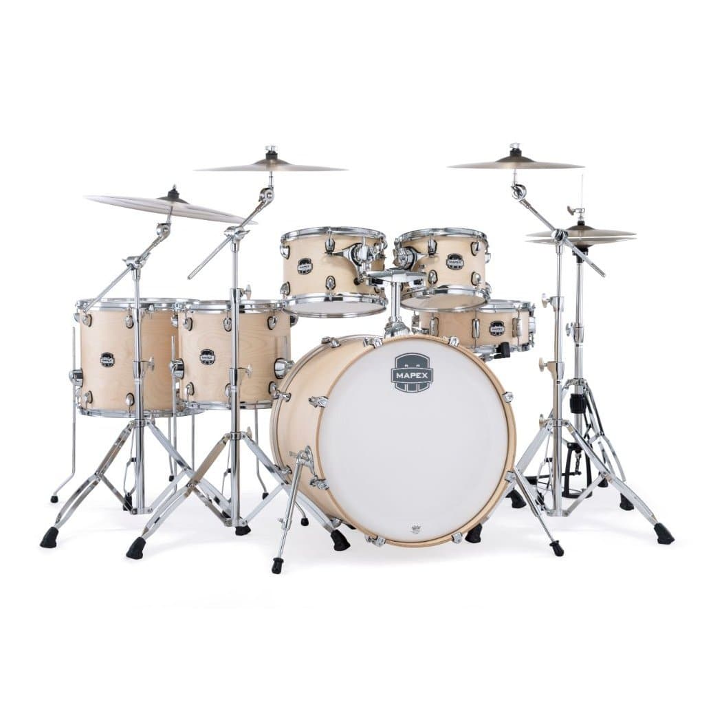Mapex Mars Maple 6pc Studioease Drum Set Natural Satin