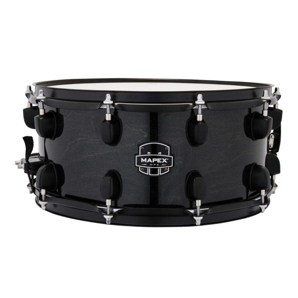 Mapex MPX Maple/Poplar Hybrid Shell Snare Drum 14x6.5 Trans Midnight Black