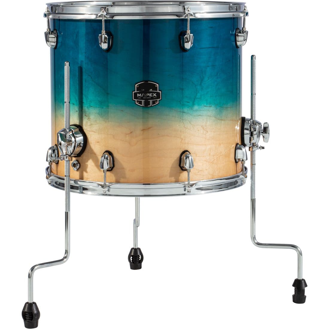 Mapex Saturn Floor Tom 16x14 Aqua Fade
