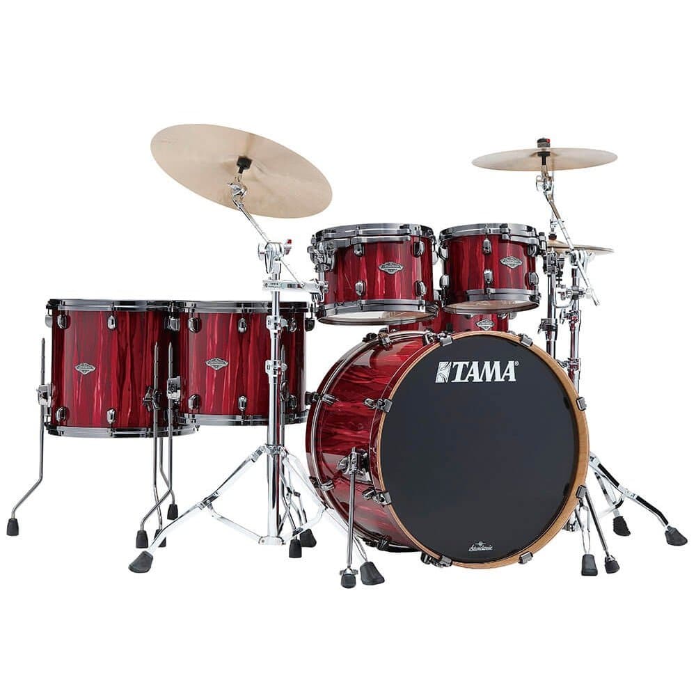 Tama Starclassic Performer 5pc Drum Set Crimson Red Waterfall
