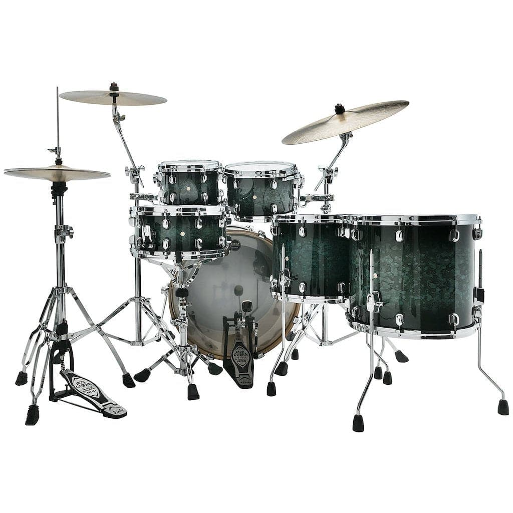 Tama Starclassic Performer 5pc Drum Set With 22 Bass Drum - Molten Steel Blue Burst