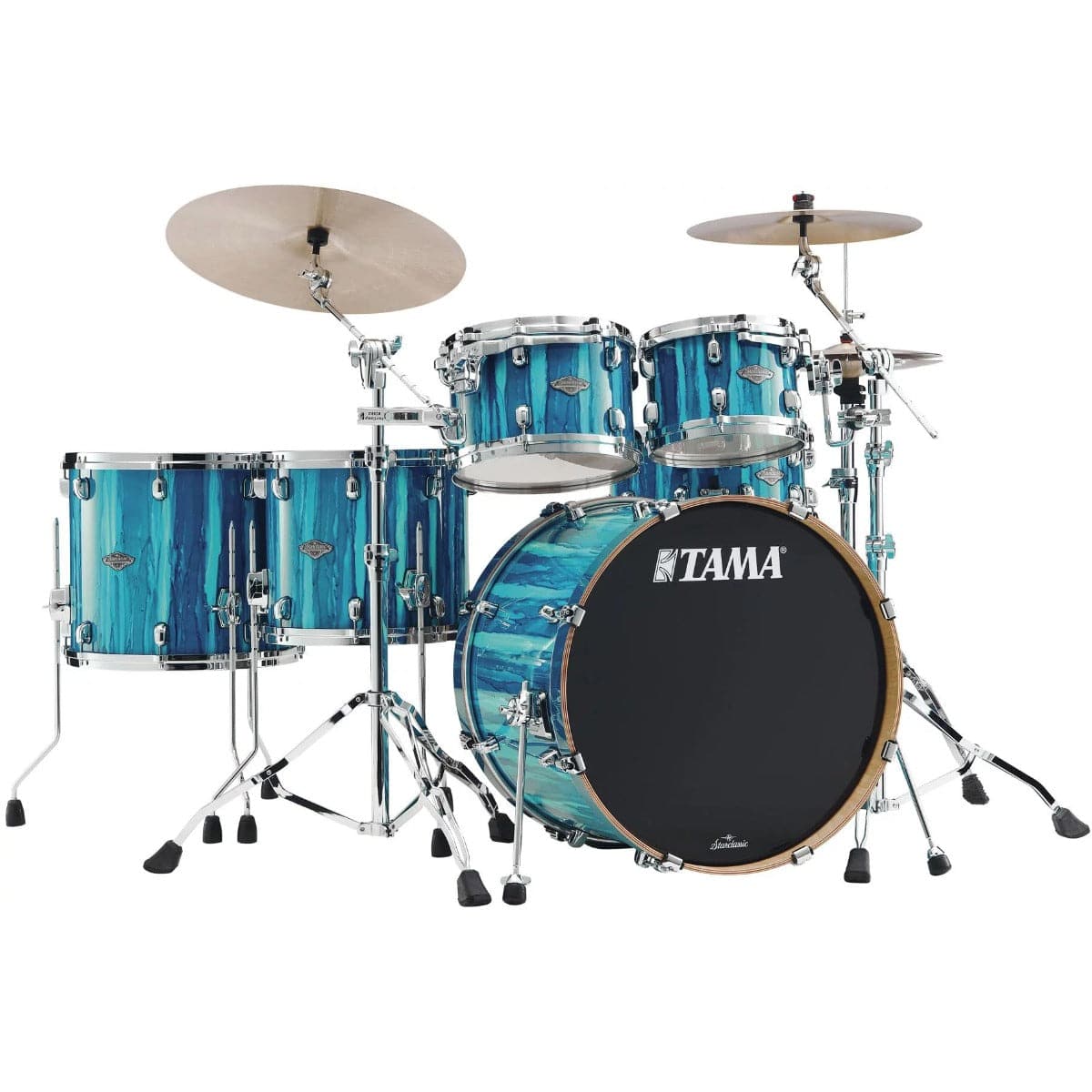Tama Starclassic Performer 5pc Drum Set Sky Blue Aurora