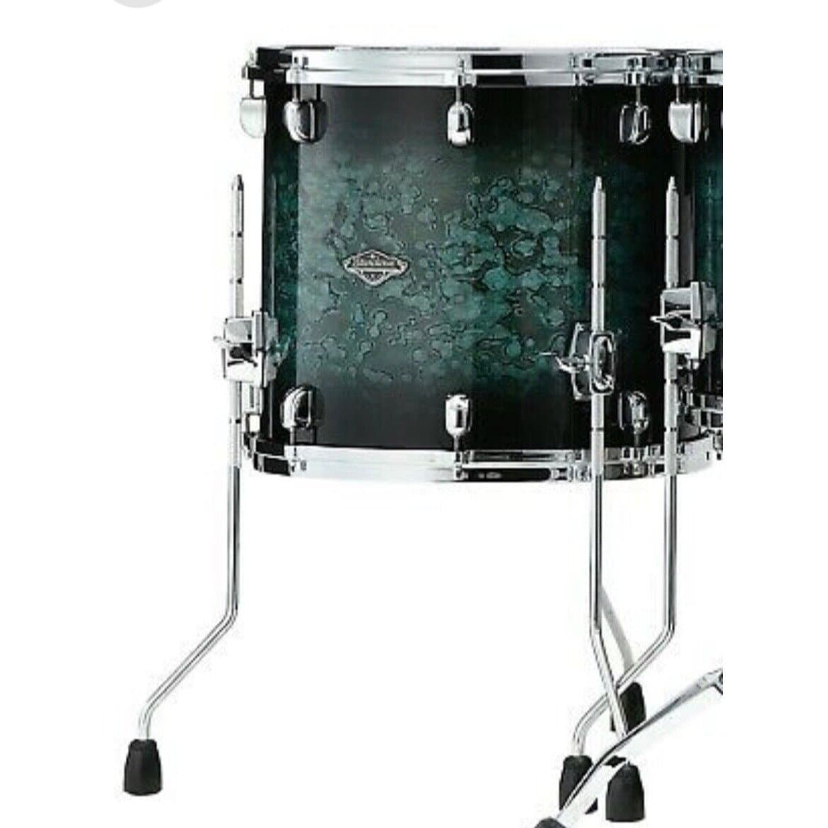 Tama Starclassic Performer Floor Tom 14x12 Molten Steel Blue Burst