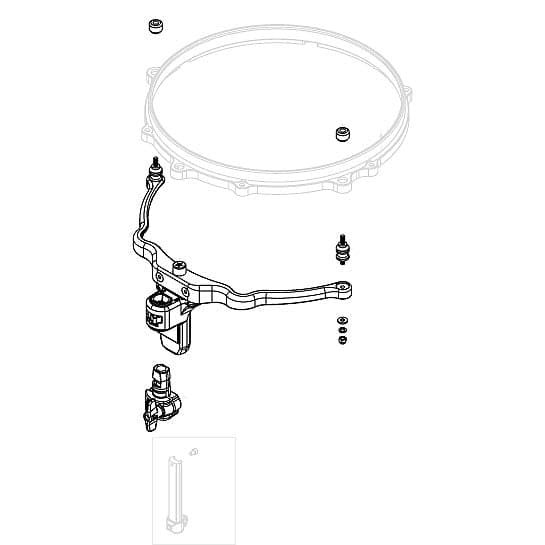 Tama MDM12A Star Tom Mount Band w/Bracket 12"