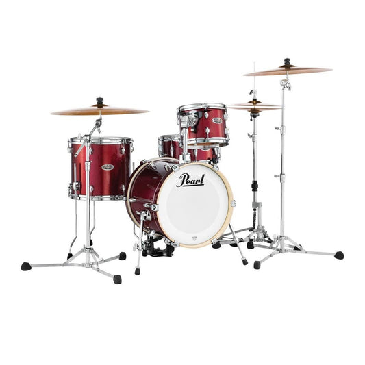 Pearl Midtown 4pc Drum Set Black Cherry Glitter